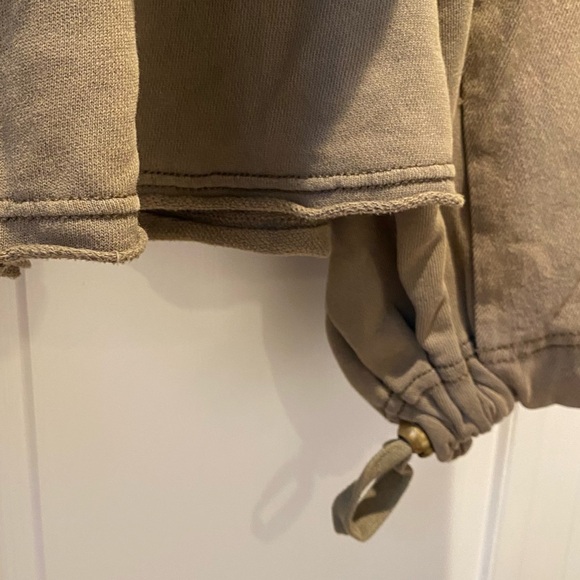 We The Free x Free People Reese Layered Military Utility Cargo Denim Jacket | M - Picture 10 of 11